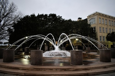 The Jet Fountain In Charleston